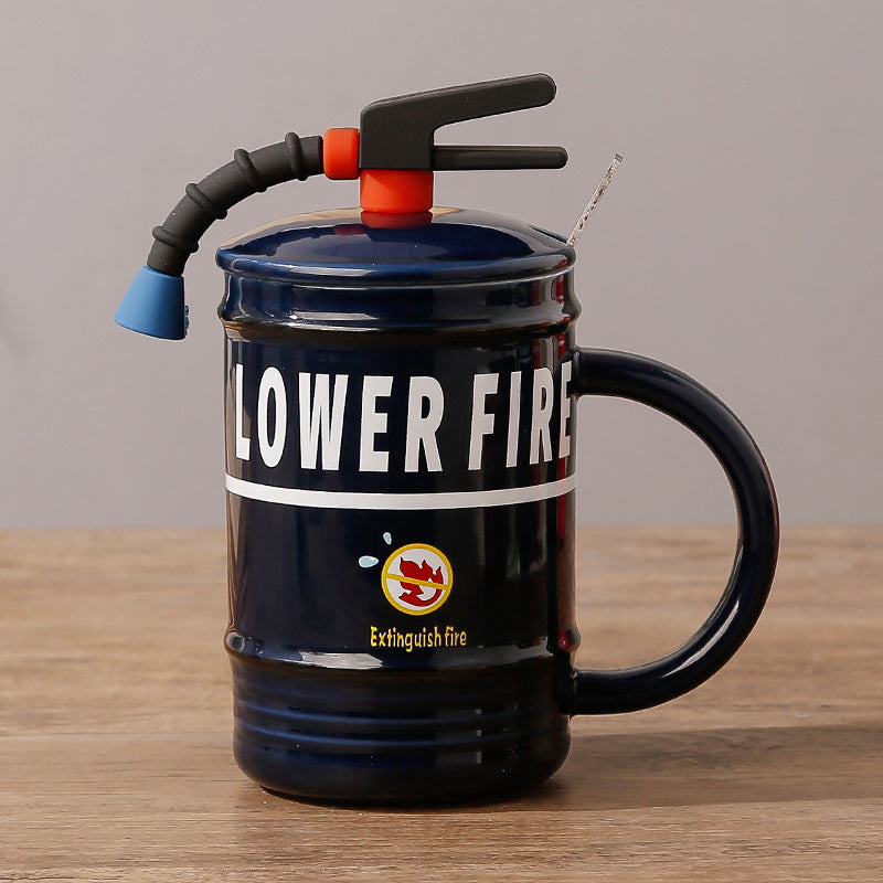 Funny Fire Extinguisher Design Mug