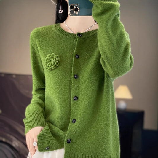 Spring And Autumn New Wool Knitted Sweater Warm