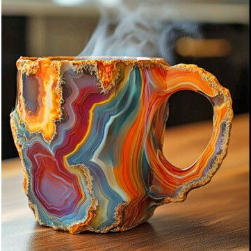 Mineral Crystal Coffee Mugs