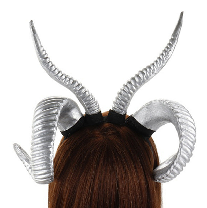 Simulation sheep horn horn headdress