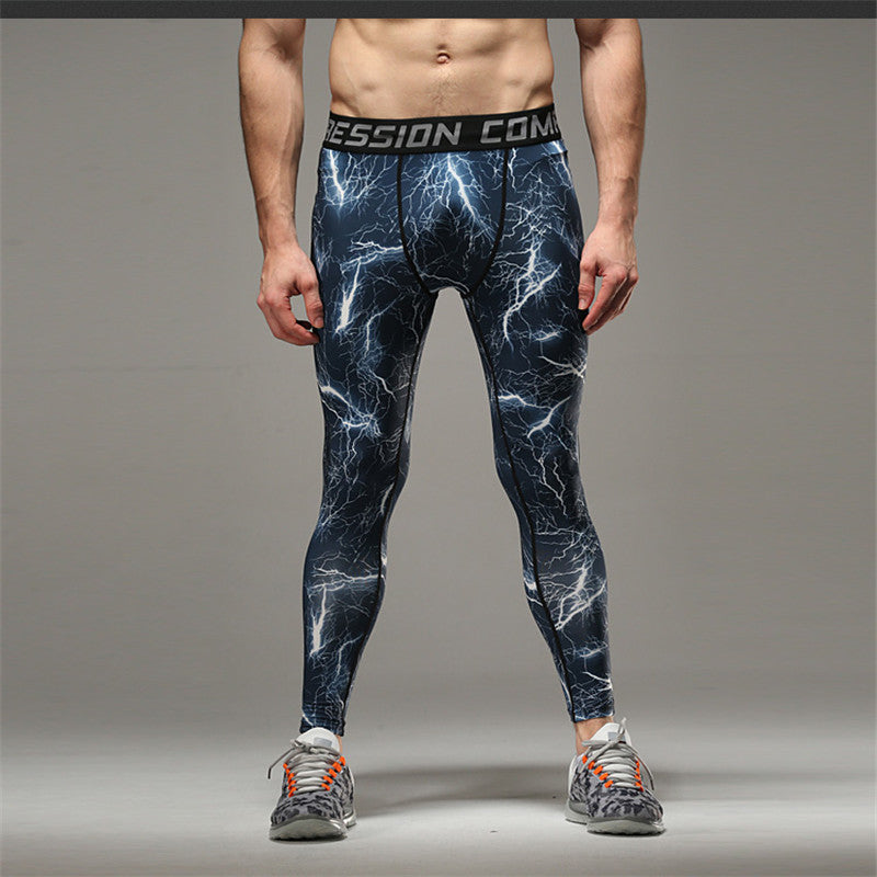 Spot Camouflage, Body-building Pants, Male, Fast Dry Pants, Running Riding Pants