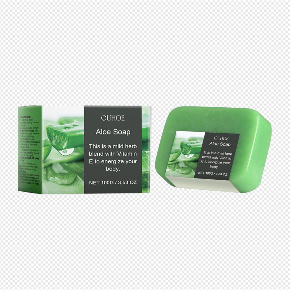 Original Herbal Aloe Vera Hair Care Soap Nourishes