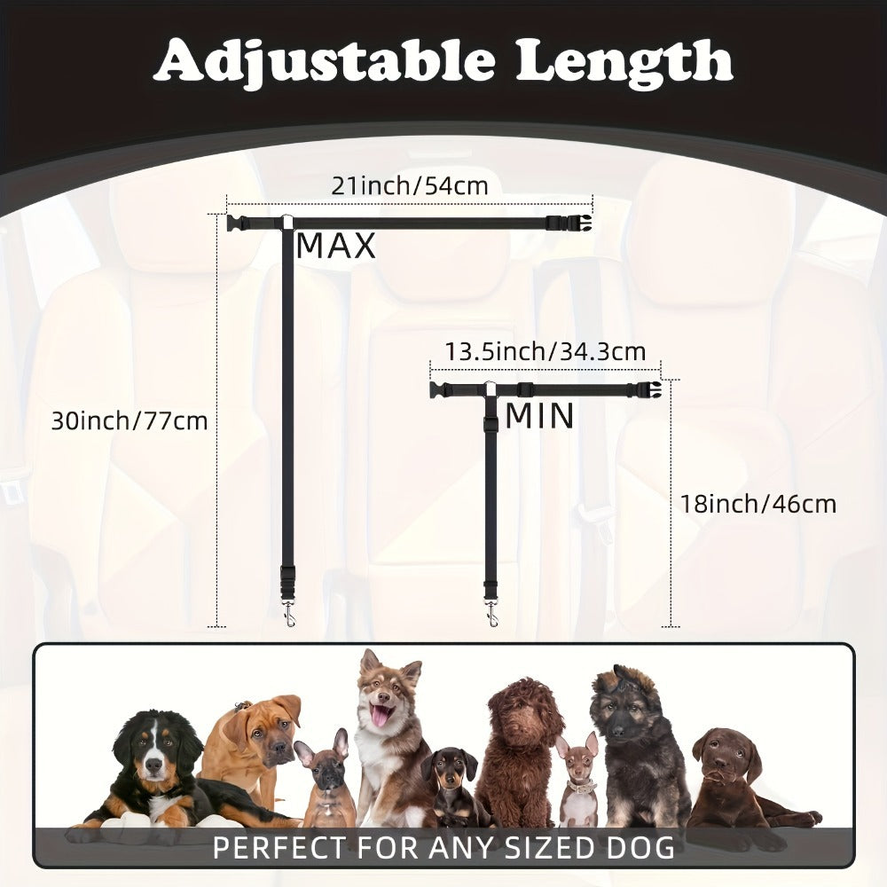 The Two - Piece Dog Leash Set Is Made Of Wear - Resistant And Skin - Friendly Materials. With Excellent Quality, It Meets Various Travel Needs Of Dogs.