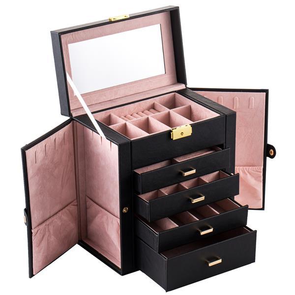 Double Opening 5-layer Jewelry Storage Box