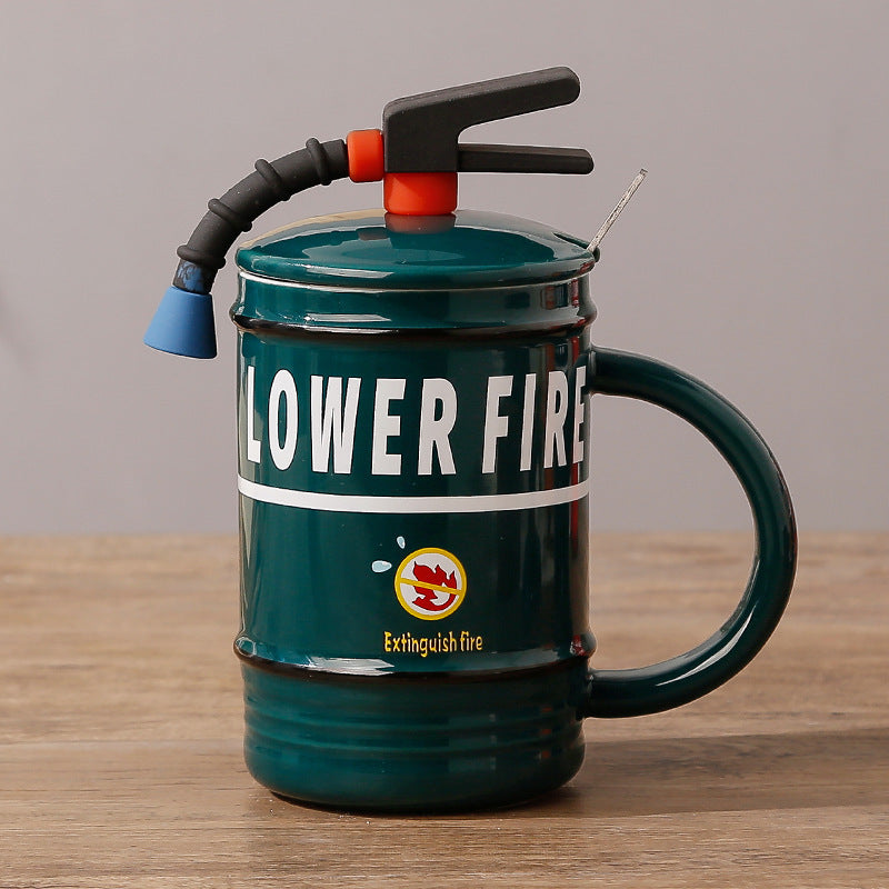 Funny Fire Extinguisher Design Mug