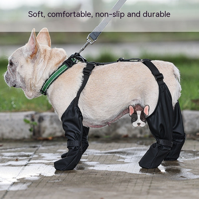 Waterproof Dog Shoes Adjustable Dog Boots Pet Breathable Shoes For Outdoor Walking Pets Paws Protector