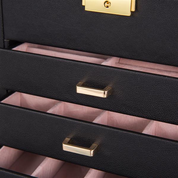 Double Opening 5-layer Jewelry Storage Box