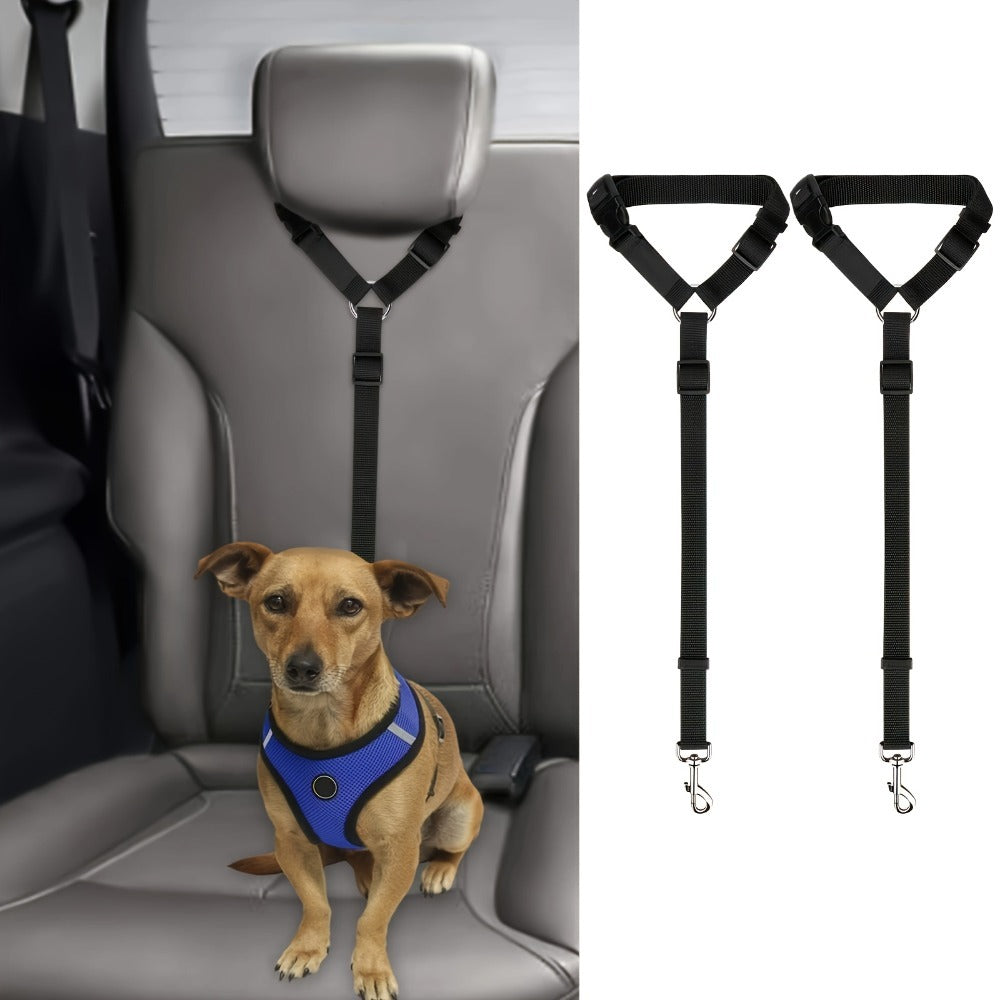 The Two - Piece Dog Leash Set Is Made Of Wear - Resistant And Skin - Friendly Materials. With Excellent Quality, It Meets Various Travel Needs Of Dogs.