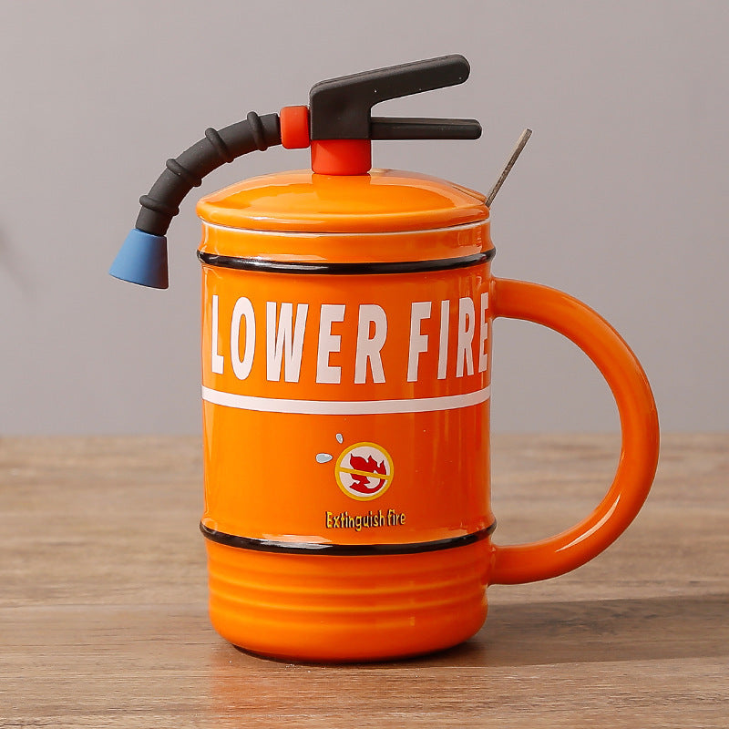 Funny Fire Extinguisher Design Mug