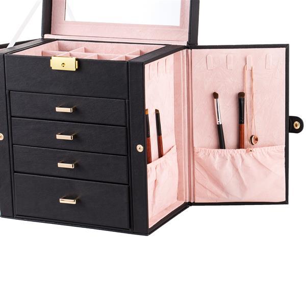 Double Opening 5-layer Jewelry Storage Box