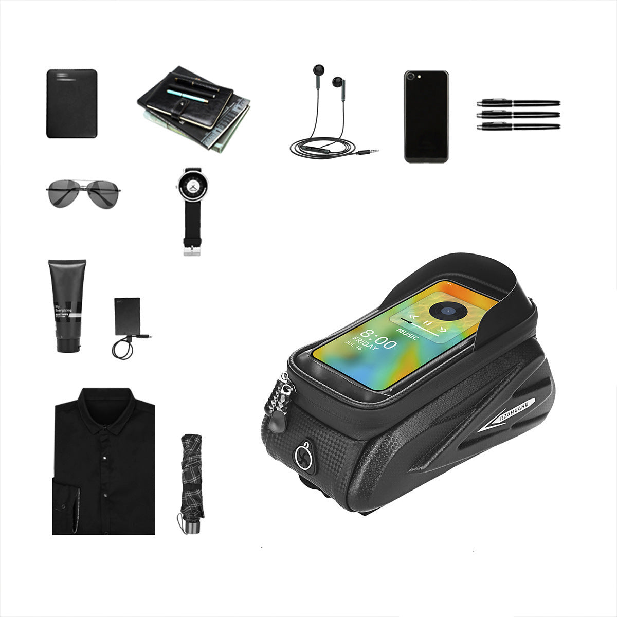 Mountain Bike Bag Mobile Phone Touch Screen Waterproof