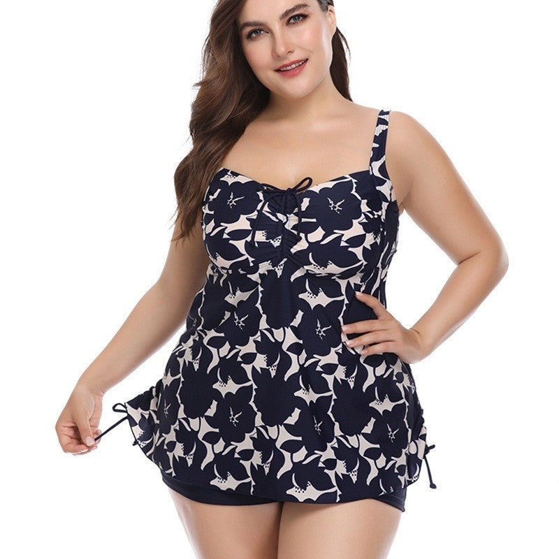 Big Plus Size Sexy Women Swimwear 2 Piece Swim Bathing Suit