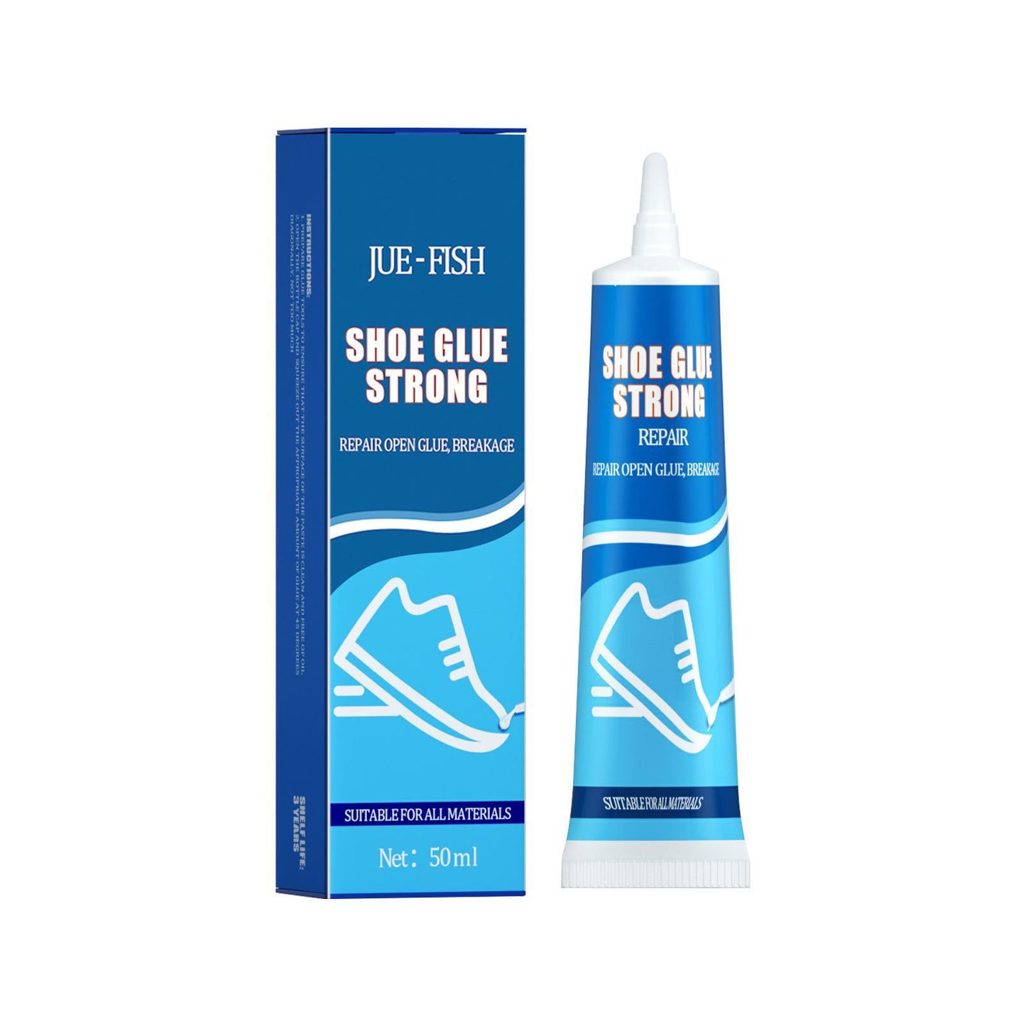 Multi-Purpose Shoe Repair Glue - 50ML, Waterproof Adhesive For Leather Shoes, Sports Shoes, And Sneakers. This Versatile Glue Provides Strong, Durable Bonding For All Your Footwear Repair Needs.