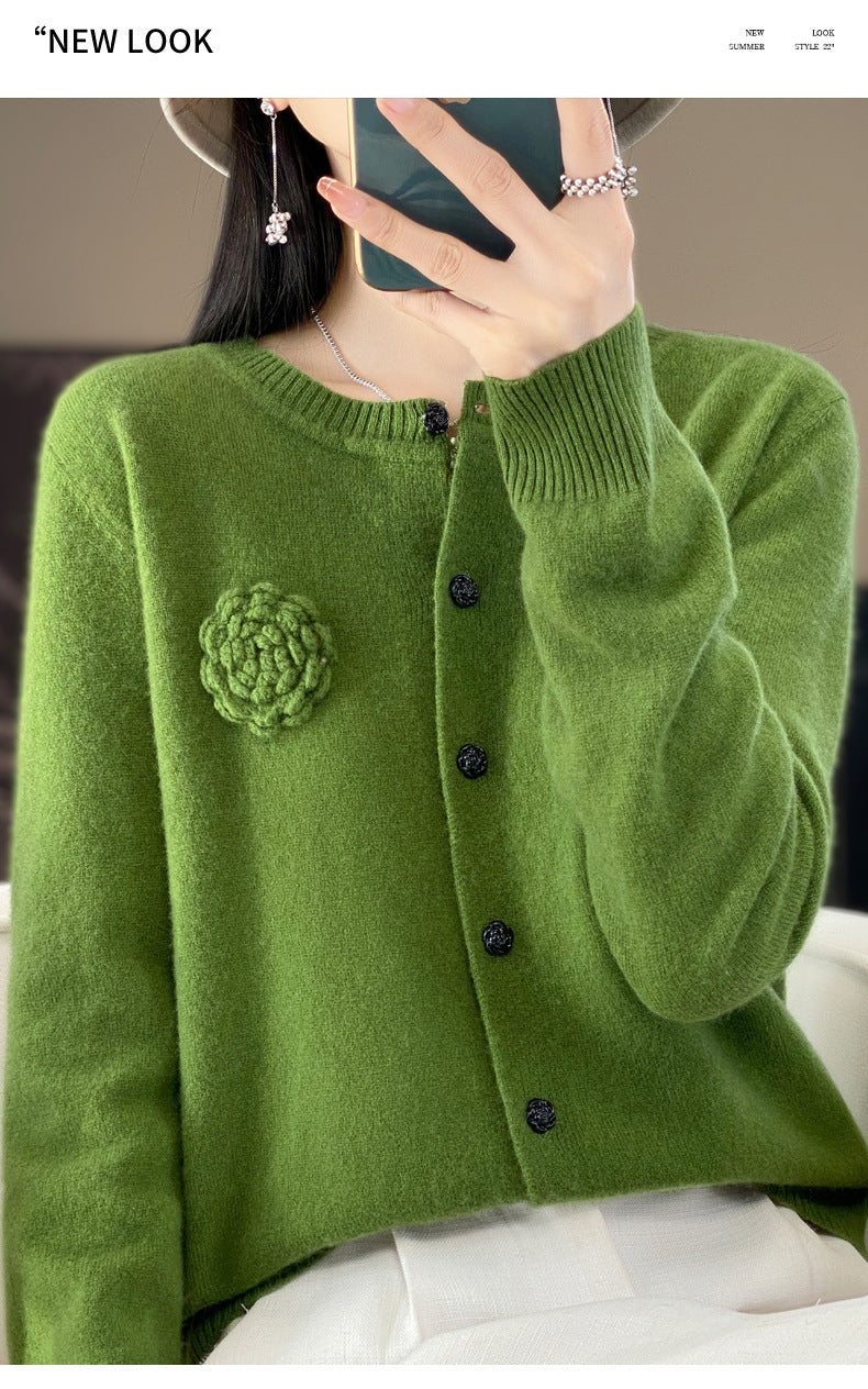 Spring And Autumn New Wool Knitted Sweater Warm