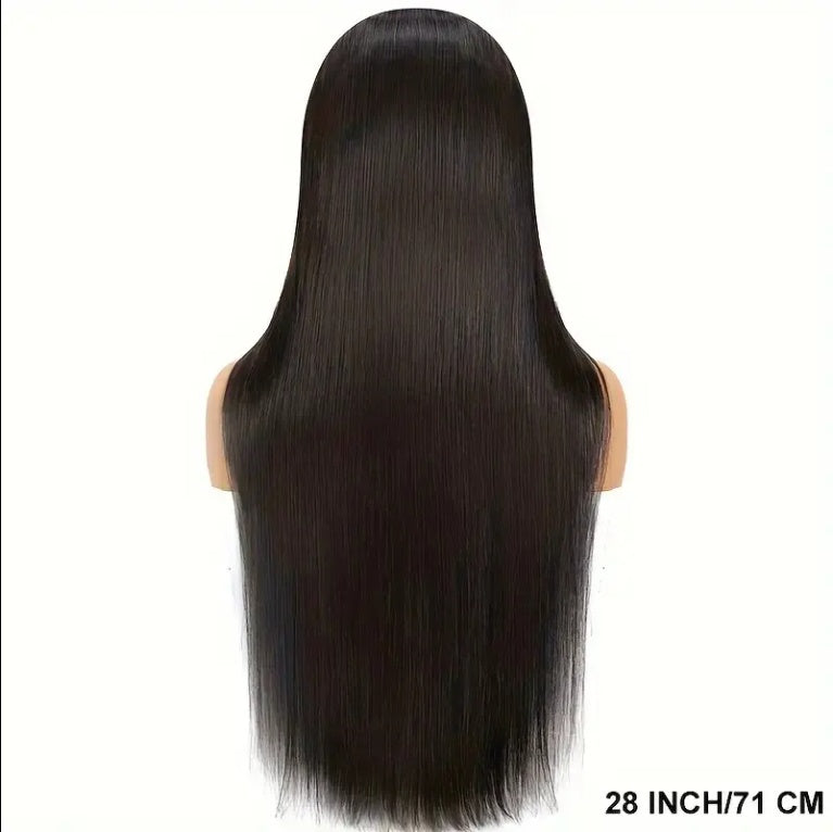 Straight Lace Front Wig Human Hair  Density 13x4 HD Clear Lace Front Wig Pre Pull Baby Hair